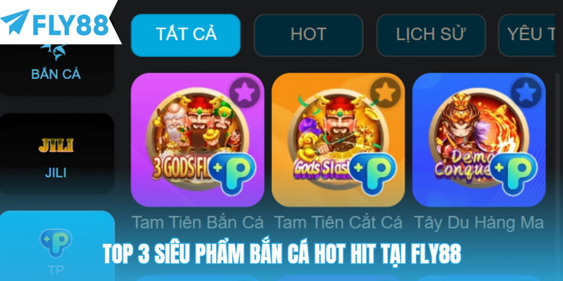 Top 3 siêu phẩm bắn cá hot hit tại Fly88